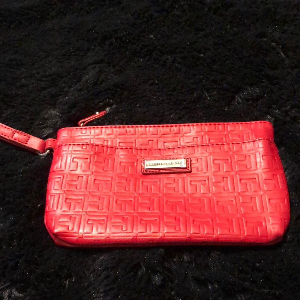 Tommy Hilfiger Red Wristlet
